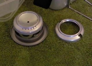 METHS ALCOHOL STOVE + SIMMER RING CAMP/HIKE/FISHING/FESTIVAL Army Mess