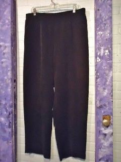 Black Corduroy Pants Slacks ~ ALFRED DUNNER WOMAN ~ Plus Size 18W