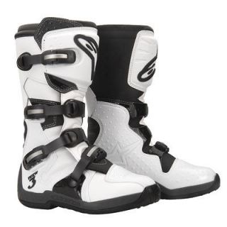 Alpinestars Tech 3 Boots 2011 White CLOSEOUT Click For Sizes MX ATV