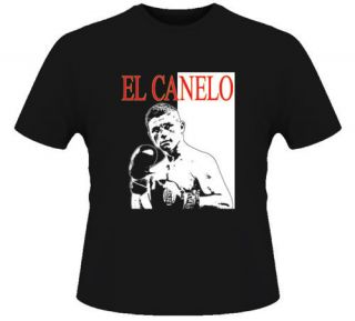 Saul Alvarez Mexico Boxing Champ El Canelo Black TShirt