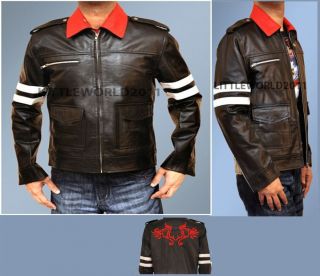 Alex Mercer Prototype Action Gaming Black Faux PU Leather Jacket