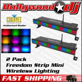 FREEDOM STRIP MINI WIRELESS BATTERY D FI DMX LED COLOR RGB DJ LIGHTING