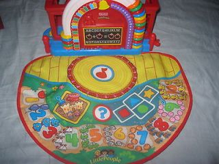 Price Little People Time to Learn Interactive Playset Play Mat WORKS