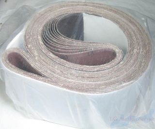 Oxide Resin Sanding Belt 6 x 116.5 Type R/R 80 Grit 10 Pieces X Wt