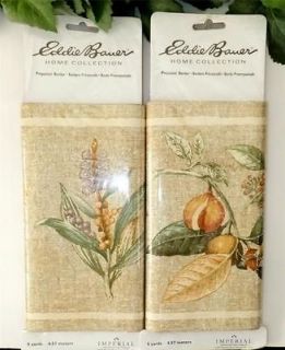 Bauer Wallpaper Border by Imperial Home Decor Almond Fruit Tree NEW