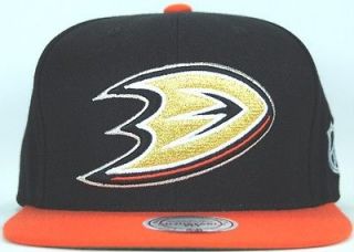 Anaheim Ducks NHL Vintage XL Logo Snapback Hat MItchell & Ness