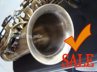 High Grade Antique Alto Saxophone High F#, New Case