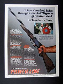Power Line Powerline 880 Pellet BB Rifle Gun 1976 print Ad