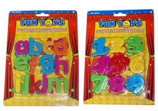  MAGNETIC ALPHABET LETTERS or NUMBERS Educational Toy Fridge Magnets