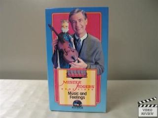 Mister Rogers Home Video   Music and Feelings VHS