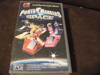 VHS VIDEO TAPE POWER RANGERS SPACE 1998