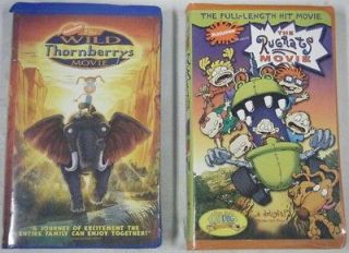 NICKELODEON VHS MOVIES ~ The Wild Thornberrys Movie, The Rugrats