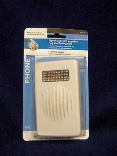 RINGER WITH ON/OFF SWITCH For cordless or corded phone +LIGHT