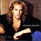 Michael Bolton The One Thing CD 10 Songs Mutt Lange Dann Huff