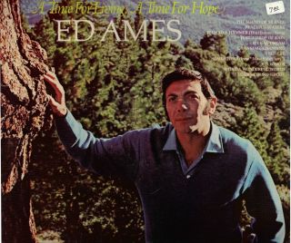 ED AMES   A TIME FOR LIVING, A TIME FOR HOPE RCA 1128 STEREO VG+
