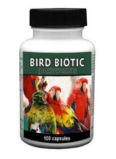 Bird Biotic Doxycycline Antibiotic 100mg 60 Capsules