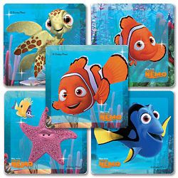 NEMO Glitter Stickers Kids Party Goody Loot Bag Filler Favor Supply