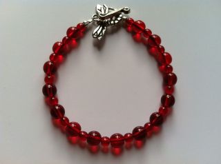 Anorexia (Ana) Support Red Bracelet  Classic Ana Curly Tailed Fly