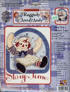 Raggedy Andy Cross Stitch Kit   Story Time   Unopened