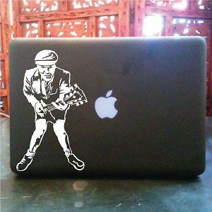 ACDC Angus Young Thunderstruck Laptop Car Decal