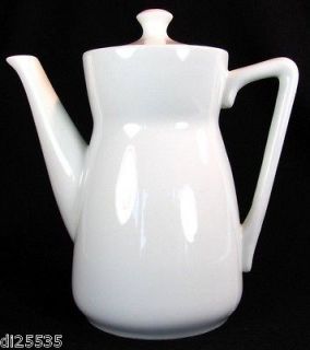 Apilco White Porcelain Coffee Pot Carafe & Lid 6 Cups France FREE USA