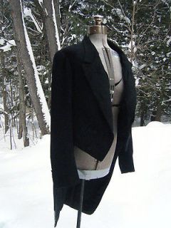 Vintage 1800s Wool Tuxedo with Tails OLD WORLD CHARM chest 40