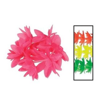 Beistle 57418 Silk N Petals Neon Lotus Wristlets Anklets