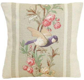 Ralph Lauren Home Fabric Antoine Stripe Sage Floral Bird Vintage