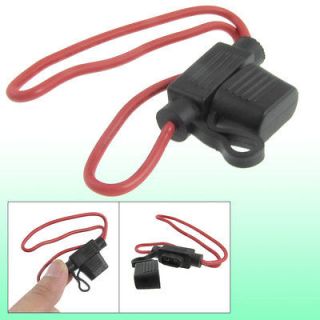 Auto Car Boat 30A Amps Blade Fuse Holder Block with 22# AWG Wire