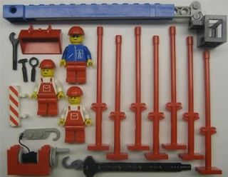 LEGO TELEPHONE REPAIR COMPANY MINIFIGS LOT workers town city men