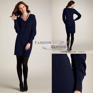 Ann Taylor V Neck Sweater Dress NWT $140 (M/XXS)