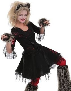 Adult Womens Werewolf Wolf Halloween Fancy Costume Dress