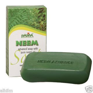Madina Neem Advance Soap 4.40oz Herbal Natural 100% Vegetable Base