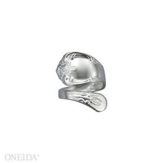 Adjustable Silverplate Spoon Ring Vanessa by Oneida