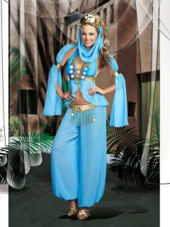 Harem Hottie Girl Halloween Arabian Queen Belly Dancer Costume Sexy