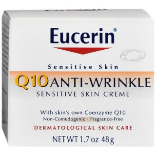 Eucerin Q10 Sensitive Facial Anti Wrinkle Cream 1.7 oz