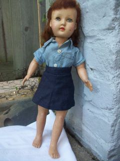 EFFANBEE Composition Estate Doll, Walker,Fully Jointed 14 Needs