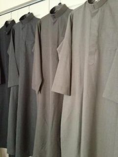 Brand NEW Mens Grey Al Haramain THOBE THOUB Dishdasha Robe Arab Thawb