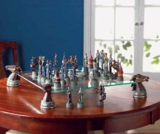 DELUXE CIVIL WAR CHESS SET TABLE GAME play pc 5 5/8hi