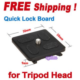 Solid Metal Quick Lock Board for Panoramic Camera Tripod Ball Head