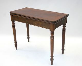 Antique Victorian Hall Table Writing Desk Turnover Top Tea Table