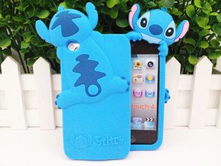 monster cartoon silicone case cover for apple ipod touch 4 4g MSC582