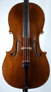 fine old Bohemian cello with Evaluation Certificate