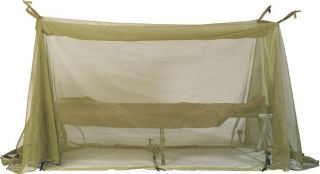 Olive Drab Military Field Size Mosquito Net Bar for Hammock Cot