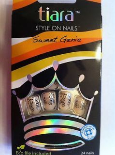 Tiara Sweet Genie Fly Venus   24 Artificial Nails MIXED Designs