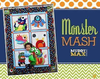 Monster Mash MMD 301   Quilt Sewing Pattern Izzy and Ivy Girls Girl