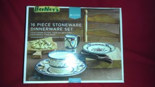 Home 16 Piece Stoneware Dinnerware Set Tuscan.BRAND NEW