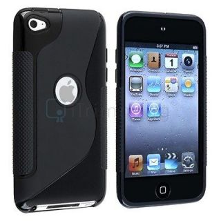 Shape TPU Skin Gel Hard Soft Case Cover For iPod touch 4 4th G Gen