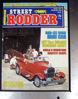 STREET RODDER Magazine 1975 April Holly Carb How To Real & Phoney