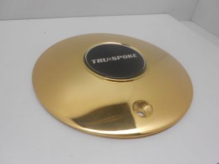 Cragar TRU Spoke Custom Wheel Center Cap Plated Gold Finish 44 0860